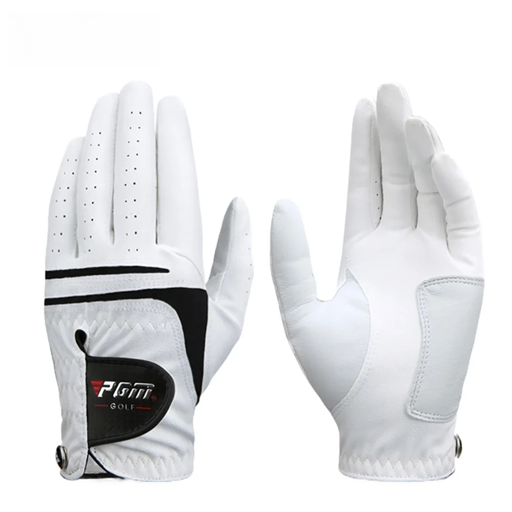 Golf Glove Cadet - Heren Golfhandschoenen Wit Ademend Kid-lamsvacht Echt