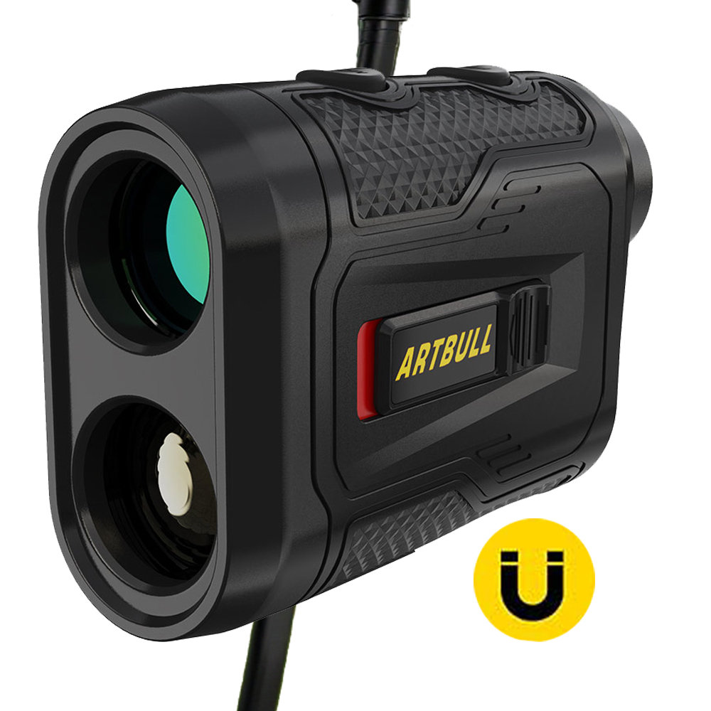 Rangefinder Laser Golf - Oplaadbare, verstelbare, met vlagvergrendeling voorzien vibratie-afstandsmeter