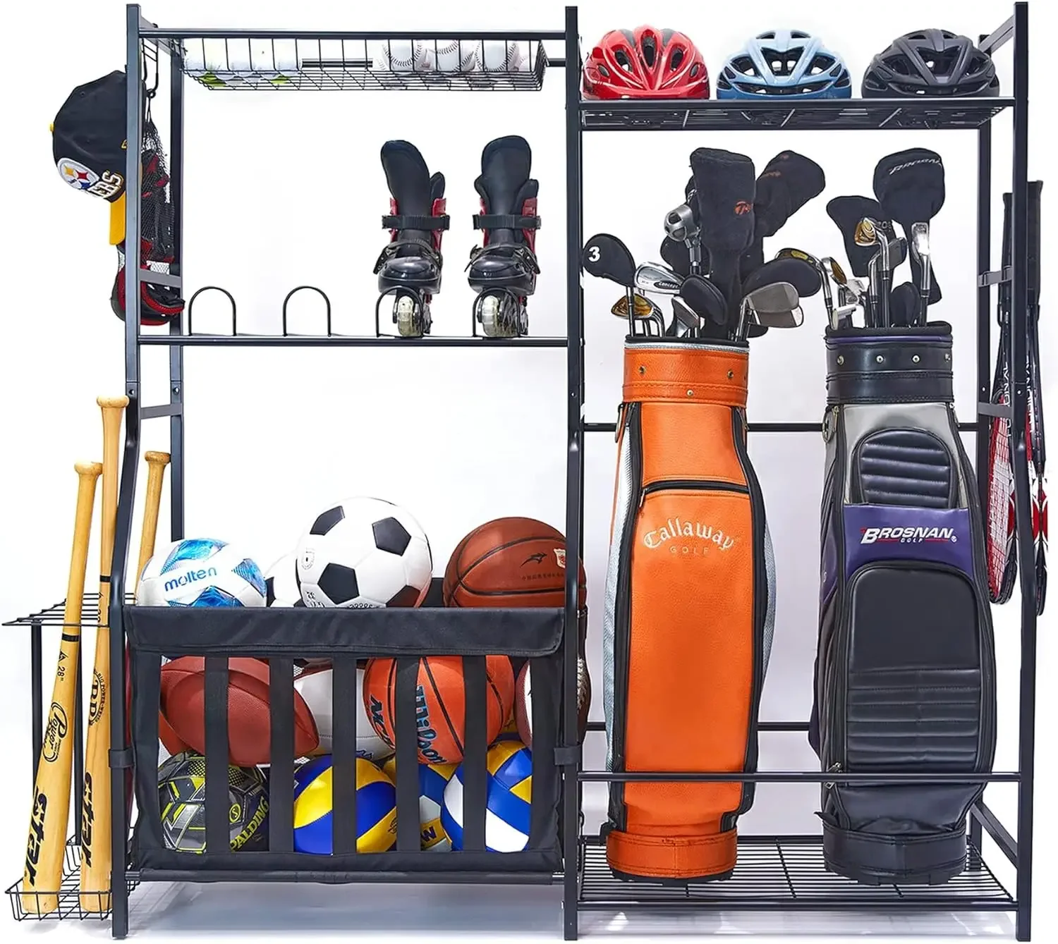 Golf Equipment Garage Storage - Garage sportartikelen organizer golf tas standaard