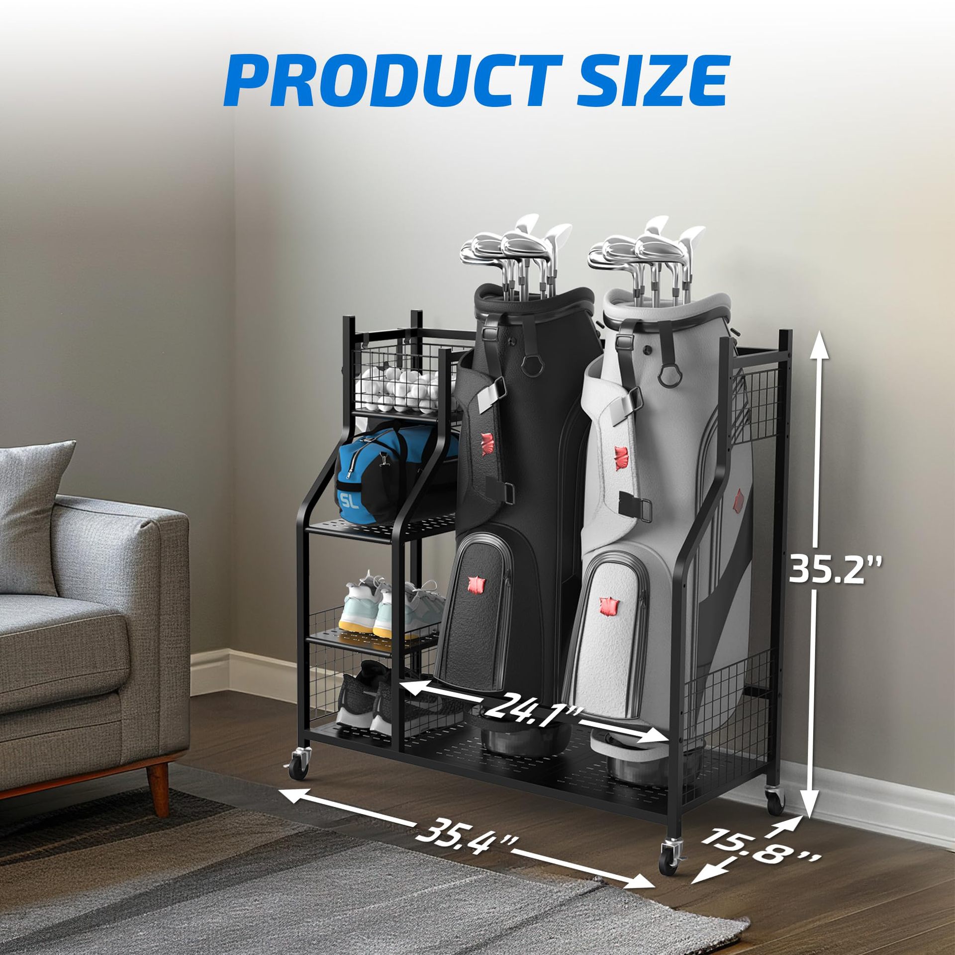 # Cross-border staande metalen - Golf Equipment Garage Storage recensie en prijs