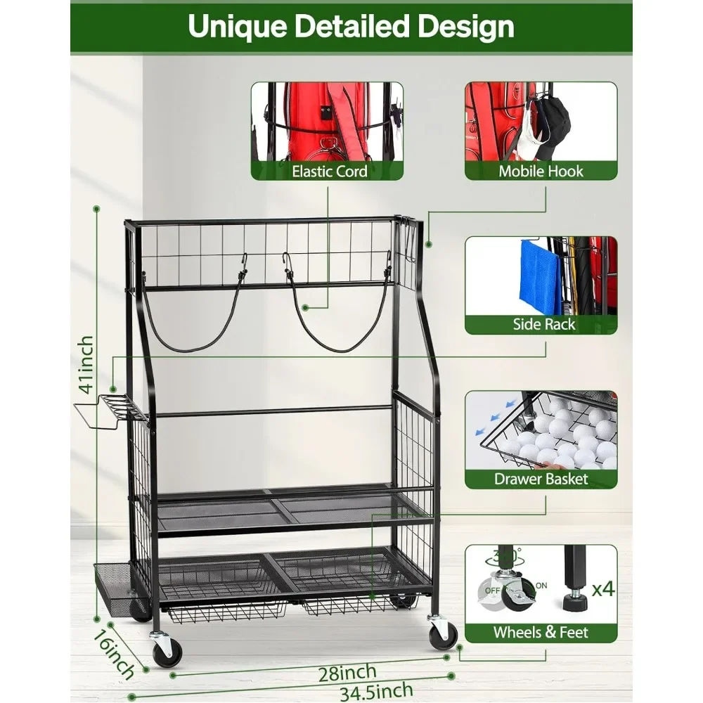 -Tasopslag Garage Organizer -  - Golf Equipment Garage Storage recensie en prijs