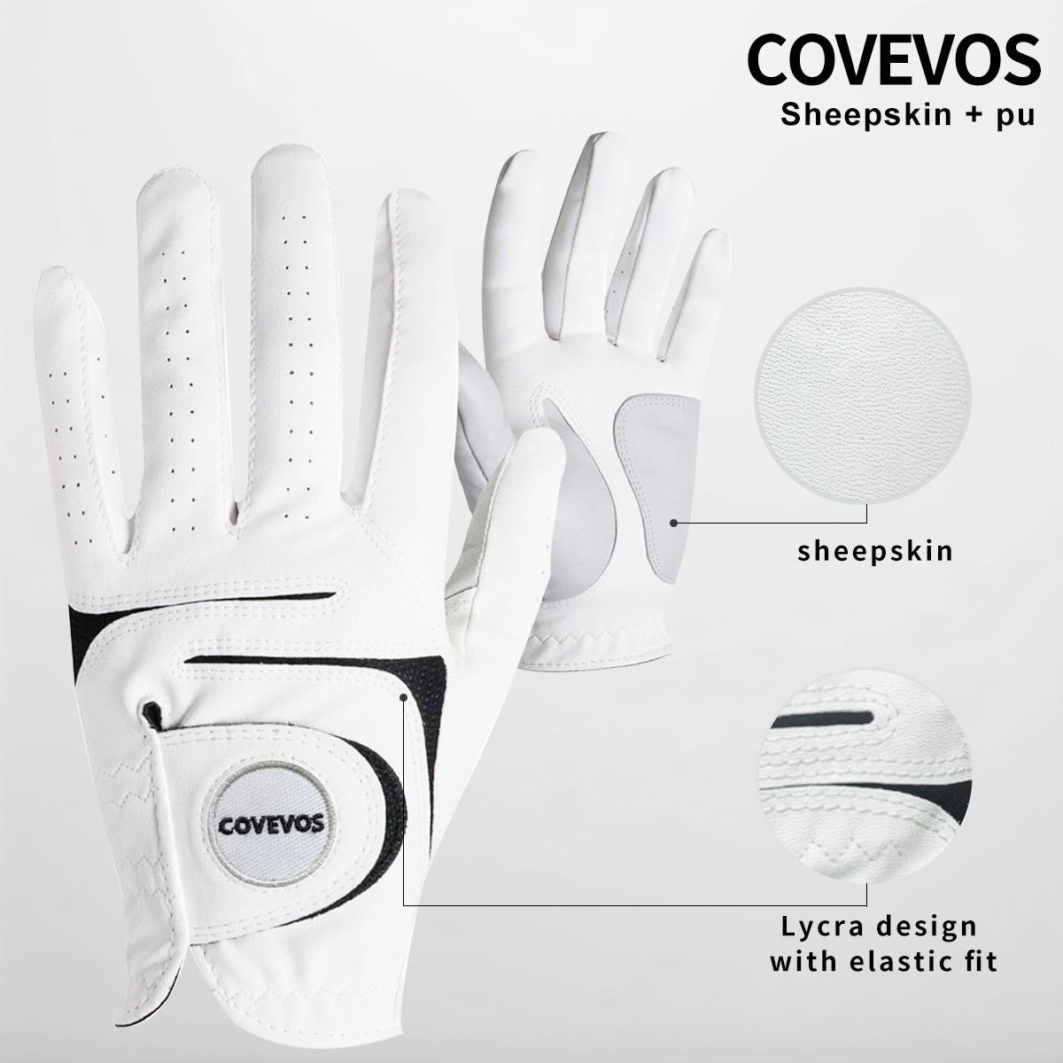 1-delige hoogwaardige PU + pre - Golf Glove Cadet recensie en prijs