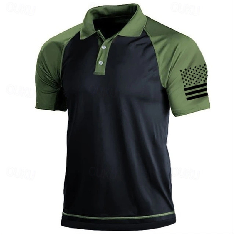 3D Print USA Vlag Patroon Polo - Golf Equipment Brands recensie en prijs