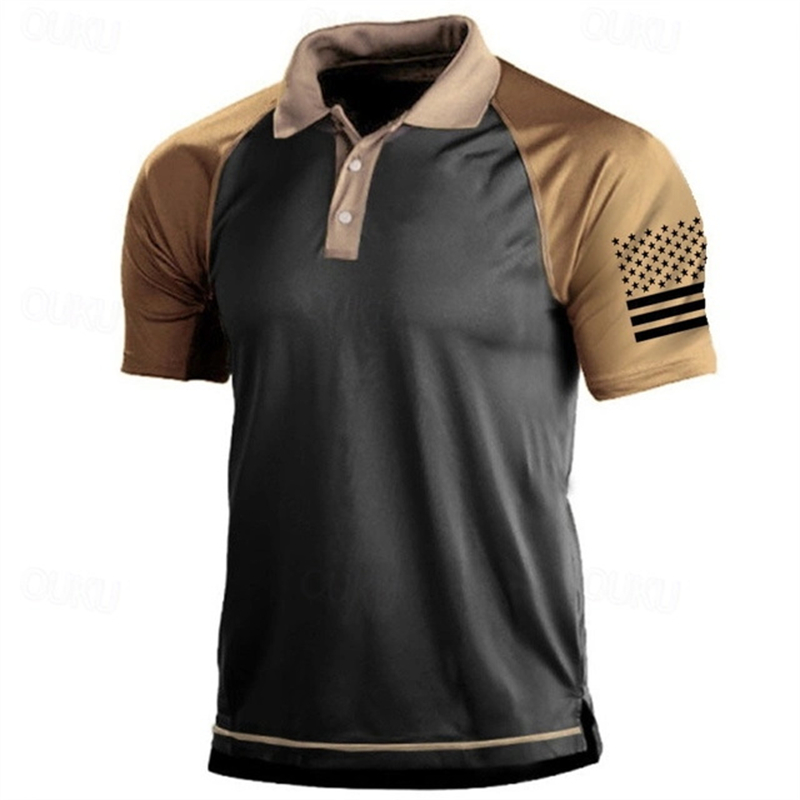 3D Print USA Vlag Patroon Polo - Golf Equipment Brands recensie en prijs
