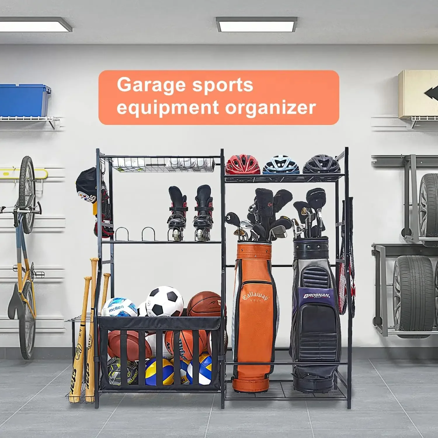 Garage sportartikelen organize - Golf Equipment Garage Storage recensie en prijs