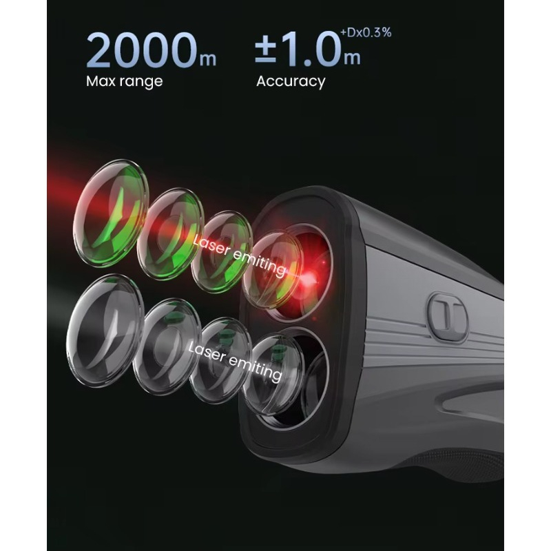 Outdoor Golf Jacht Afstandsmet - Rangefinder Laser Golf recensie en prijs