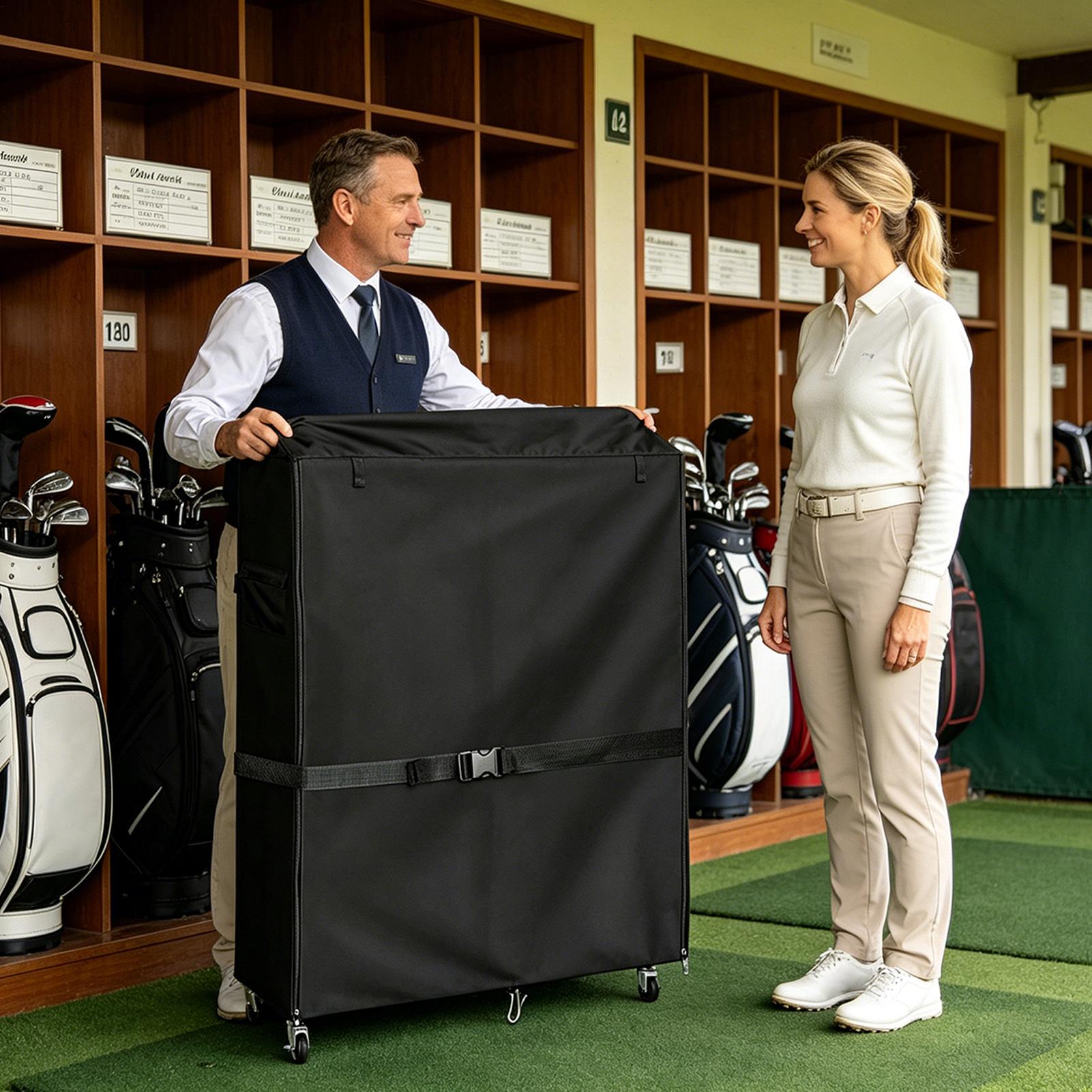 Golfbag Stand Covers Oxford Ga - Golf Equipment Garage Storage recensie en prijs